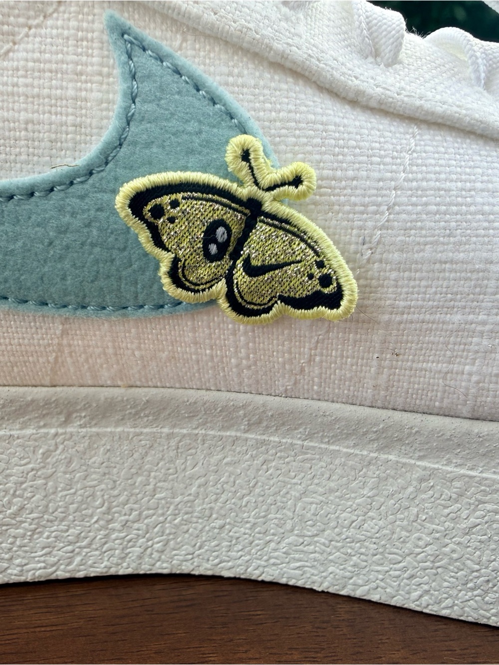 NIKE Blazer Low Platform Next Nature Air Sprung DJ6376100 white Yellow Women 9.5 - Picture 9 of 11